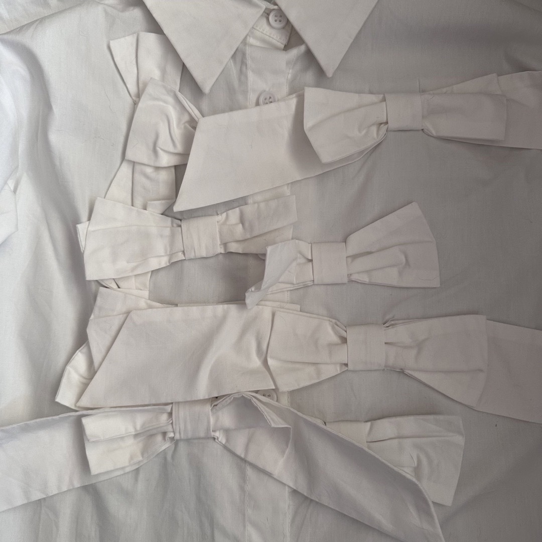 F.modern  リボンシャツ レディースのトップス(シャツ/ブラウス(長袖/七分))の商品写真