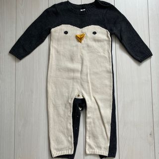 ベビーギャップ(babyGAP)のbaby GAP ロンパース　ペンギン　90(ロンパース)