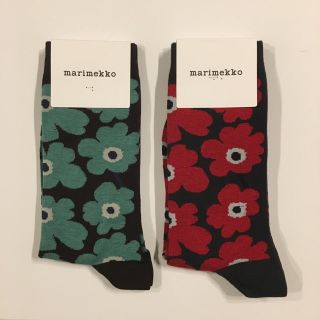 マリメッコ(marimekko)のラスト1SET✴︎marimekko ソックス HIETA 25-26cm(ソックス)