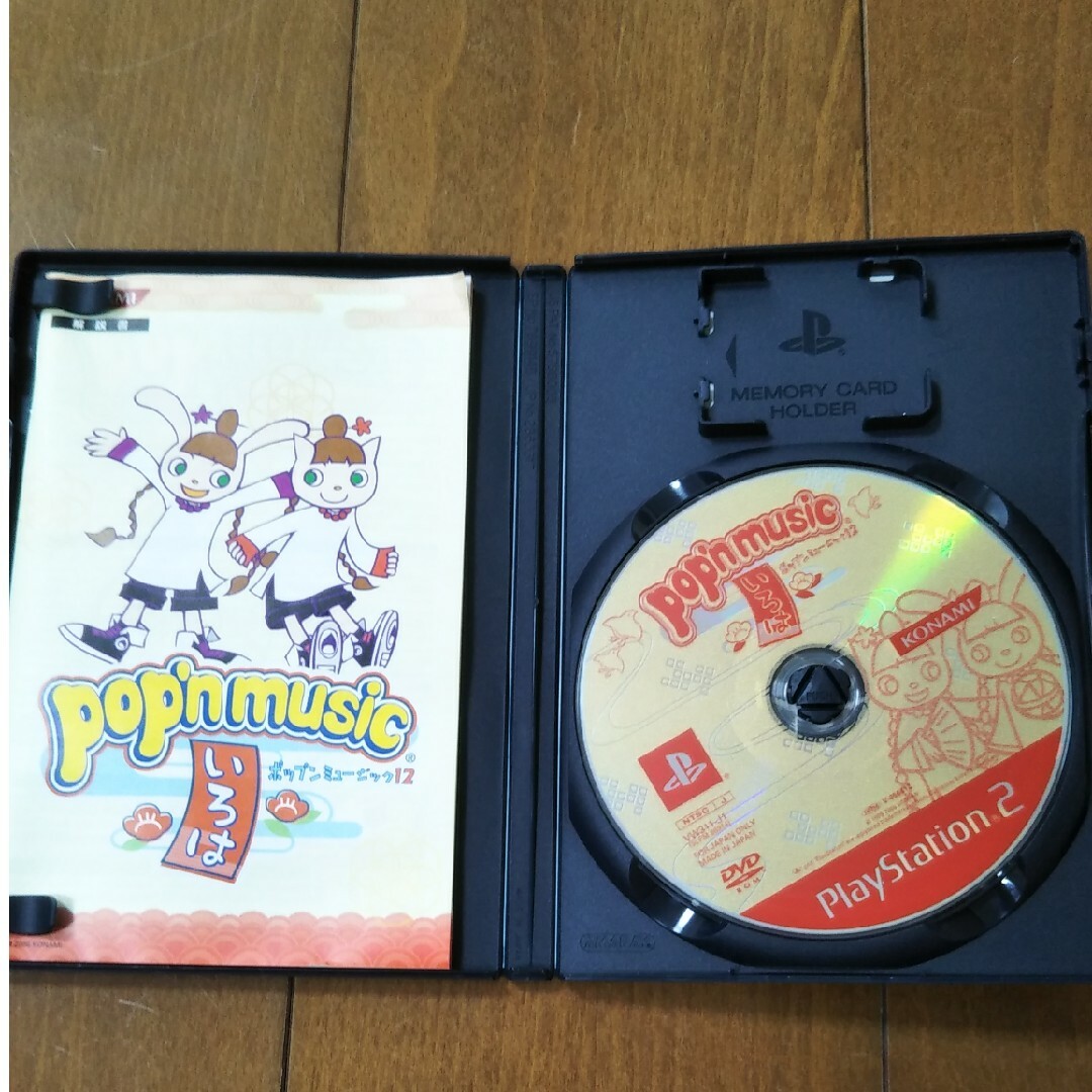 KONAMI(コナミ)の中古　ポップンミュージック12 いろは PS2 エンタメ/ホビーのゲームソフト/ゲーム機本体(家庭用ゲームソフト)の商品写真