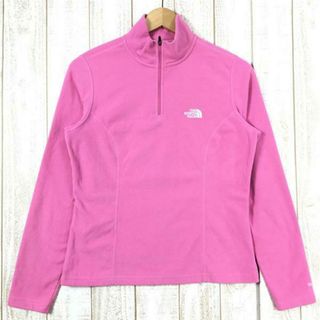 ザノースフェイス(THE NORTH FACE)のWOMENs S  ノースフェイス TKA 100 1/4 ZIP フリース プルオーバー ジャケット 欧米規格モデル NORTH FACE F09C117 ピンク系(その他)