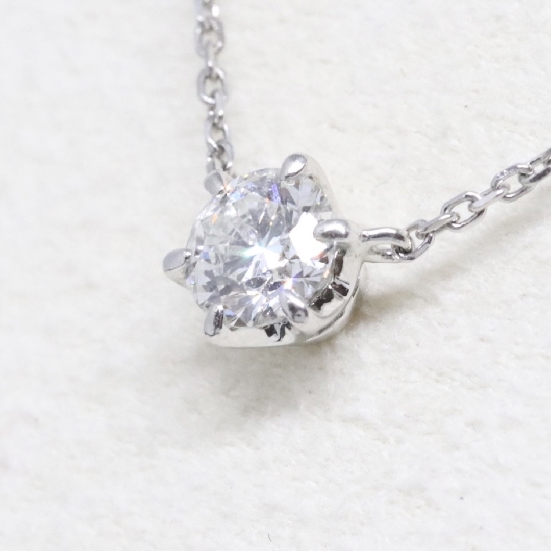 4℃ - 4℃ 一粒ダイヤモンド ネックレス プラチナ 0.25ct UPの通販 by