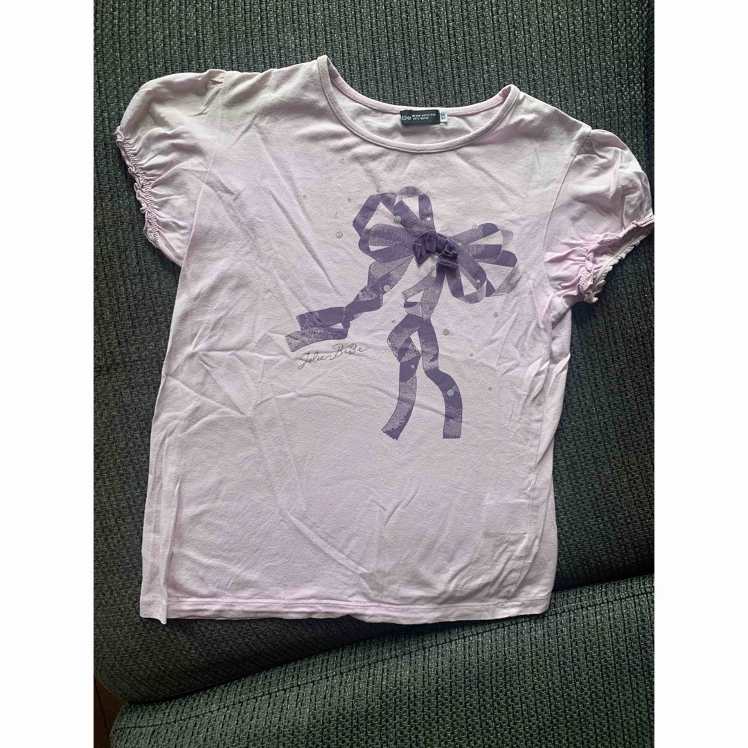 BeBe(ベベ)の BeBe半袖Tシャツ150センチピンク キッズ/ベビー/マタニティのキッズ服女の子用(90cm~)(Tシャツ/カットソー)の商品写真
