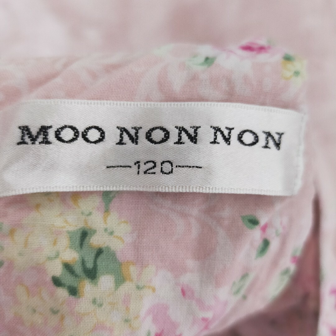 MOO NON NON 120 花柄　ワンピース キッズ/ベビー/マタニティのキッズ服女の子用(90cm~)(ワンピース)の商品写真