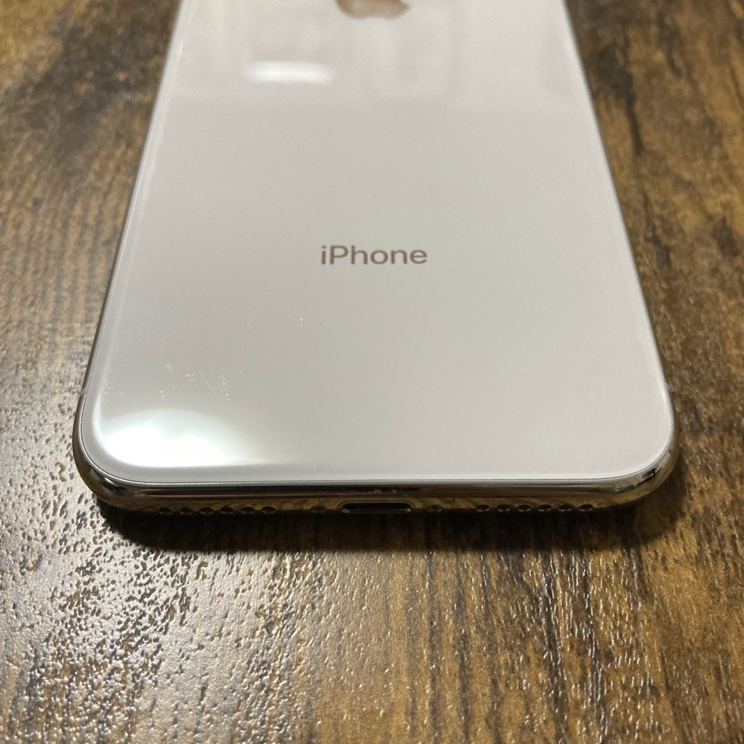 iPhone - ☆SIMフリー バッテリー100%☆iPhone X Silver 64 GBの通販