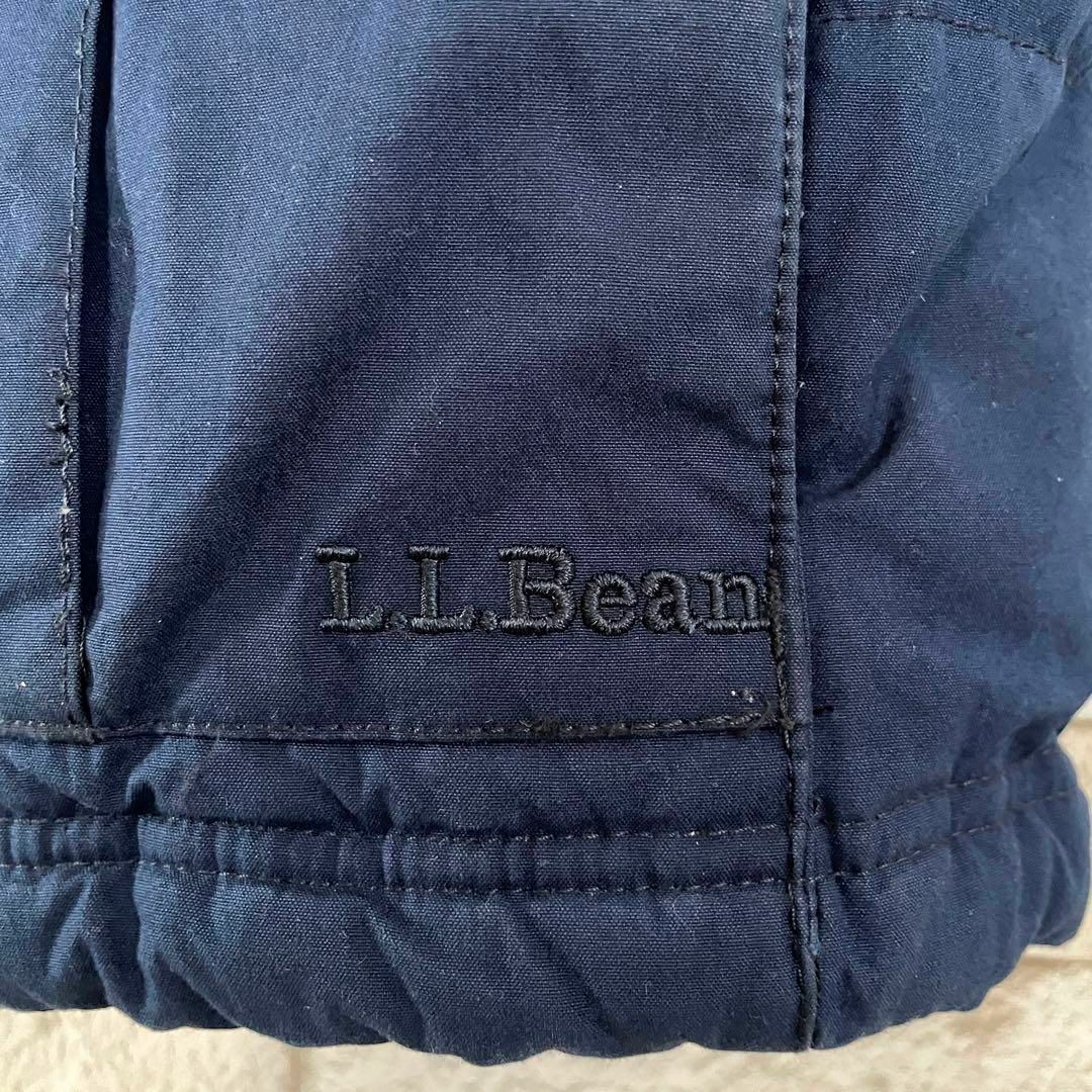 L.L.Bean エルエルビーン グースダウン ベスト キルティング 紺 XL