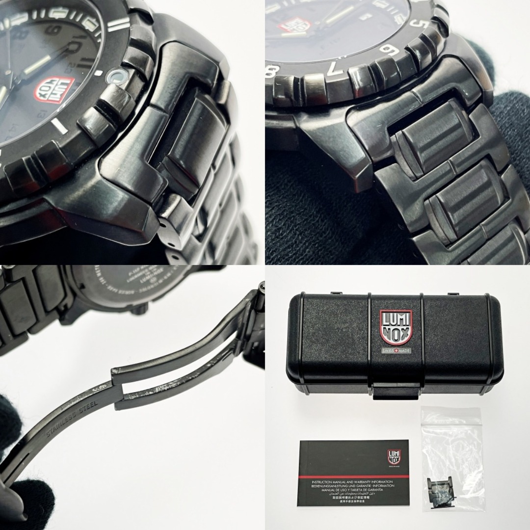 Luminox(ルミノックス)の☆☆LUMINOX ルミノックス F117 ナイトホーク 6400シリーズ ブラック クォーツ メンズ 腕時計 箱・取説有 メンズの時計(腕時計(アナログ))の商品写真