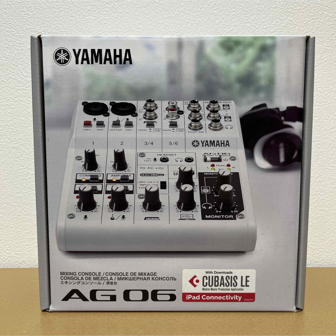 ウェブキャスティングミキサー　YAMAHA　オーディオインターフェイス　AG06　オーディオインターフェース