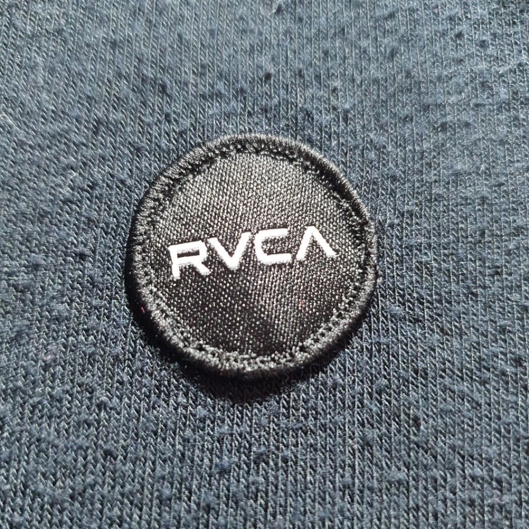 RVCA ルーカ メンズ 無地 バイカラー プルオーバーパーカー L 5