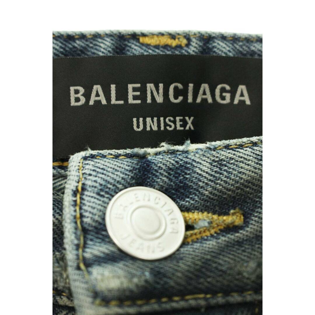 Balenciaga(バレンシアガ)のバレンシアガ  23SS  745213 TNW01 ダメージ加工バギーデニムパンツ メンズ L メンズのパンツ(デニム/ジーンズ)の商品写真