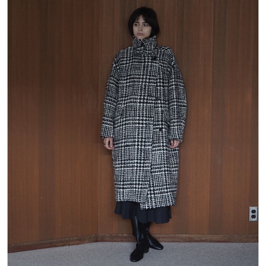 CLANE(クラネ)のclane コート SHORT SHAGGY COCOON OVER COAT レディースのジャケット/アウター(ロングコート)の商品写真