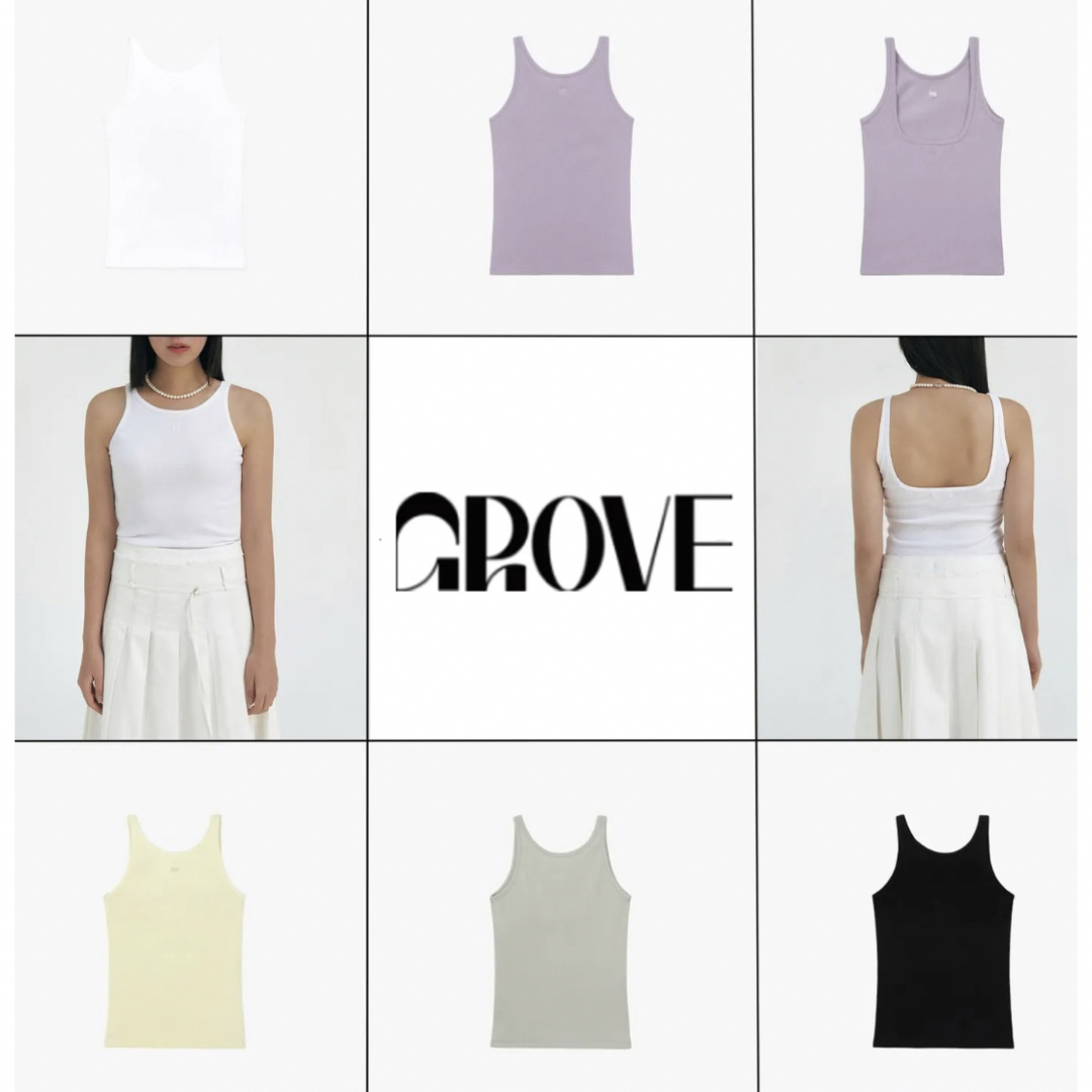 新品★GROVE GRVR  NESS SLEEVELESS タンクトップ　韓国