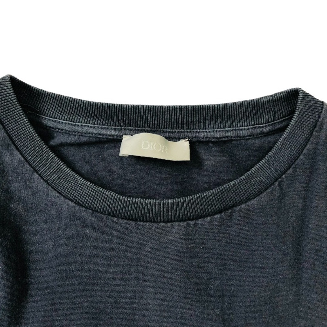 【ネット限定】クリスチャン・ディオール Christian Dior Dior HOMME ビジターパッチ Tシャツ 923J611B0533  ネイビー SXサイズ メンズ 半袖Ｔシャツ