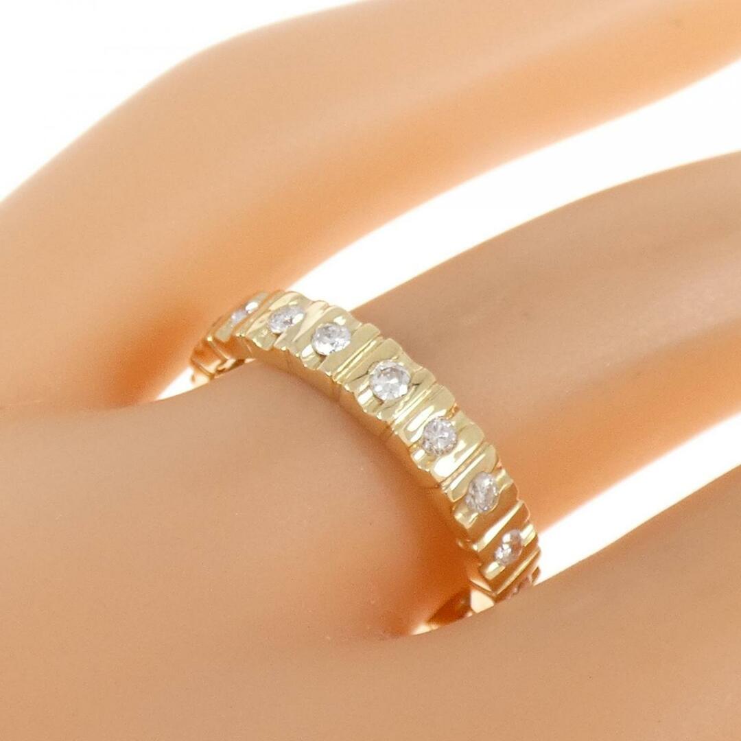 K18YG フルエタニティ ダイヤモンド リング 0.50CT レディースのアクセサリー(リング(指輪))の商品写真