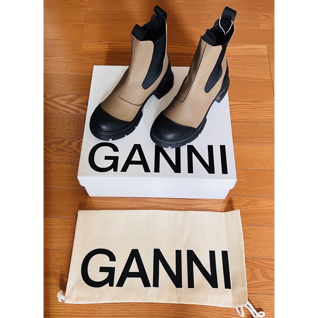 新品 未使用 GANNI ガニー ラバー ブーツ 36 - ブーツ