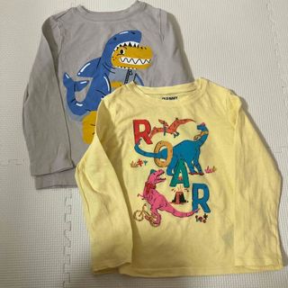 オールドネイビー(Old Navy)のOLD NAVY 3T  恐竜ロンT 2枚セット(Tシャツ/カットソー)