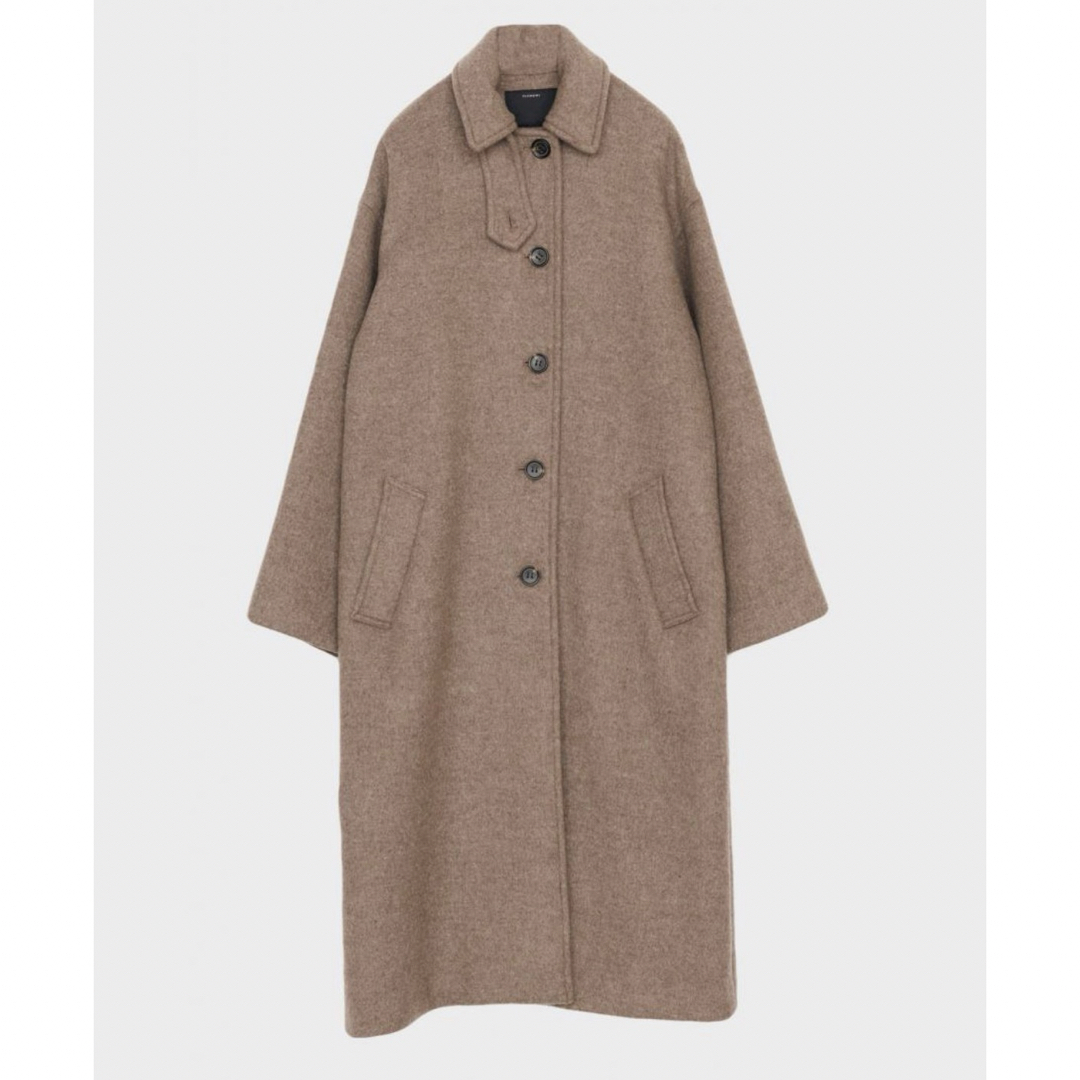 wool long coatレディース