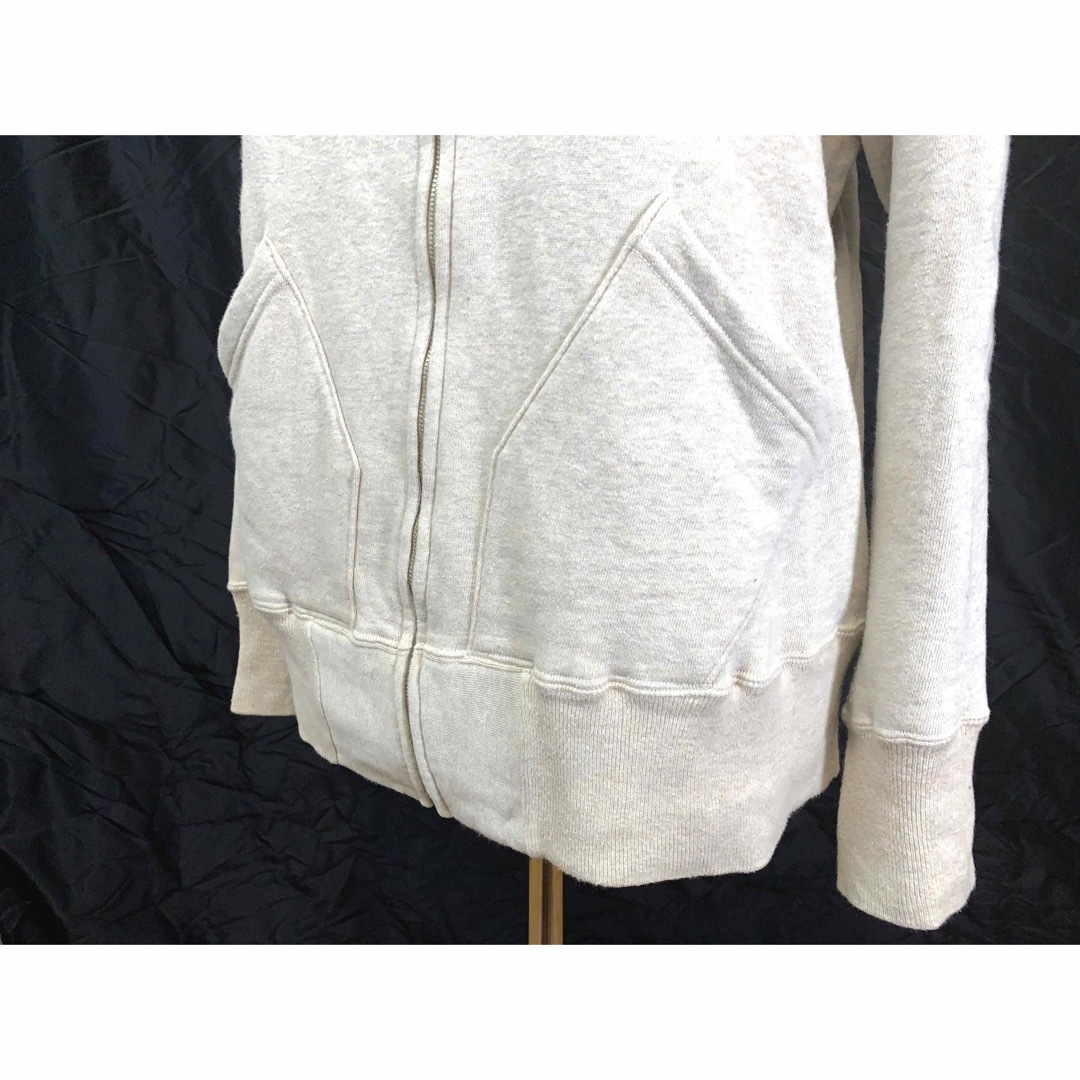 WAREHOUSE(ウエアハウス)の【WAREHOUSE】ウエアハウス サイズ38 フルジップ スウェット ベージュ メンズのトップス(スウェット)の商品写真