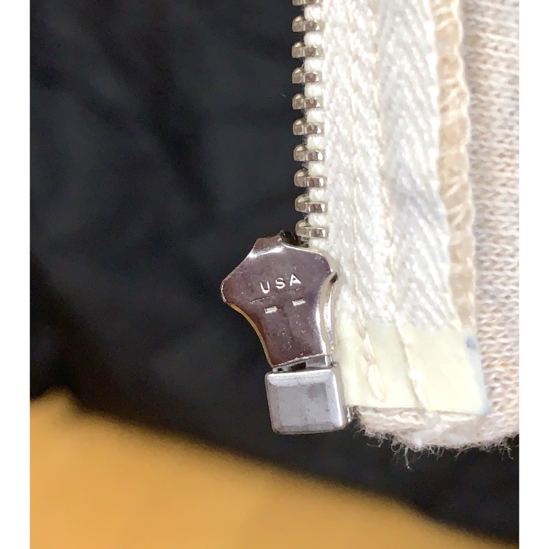 WAREHOUSE(ウエアハウス)の【WAREHOUSE】ウエアハウス サイズ38 フルジップ スウェット ベージュ メンズのトップス(スウェット)の商品写真