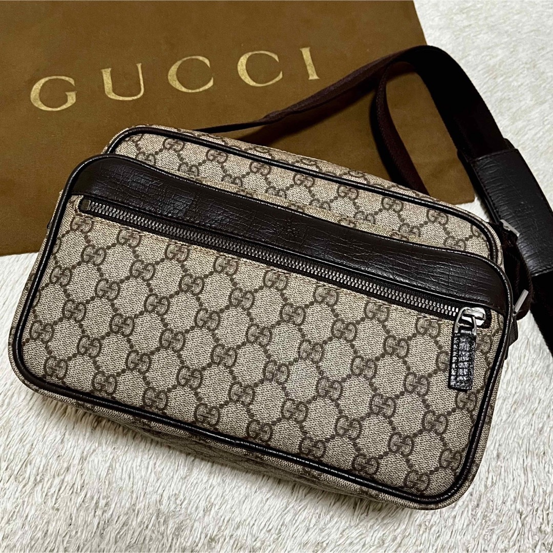 Gucci - 極美品✨グッチ ショルダーバッグ カメラバッグ 斜め掛け GG