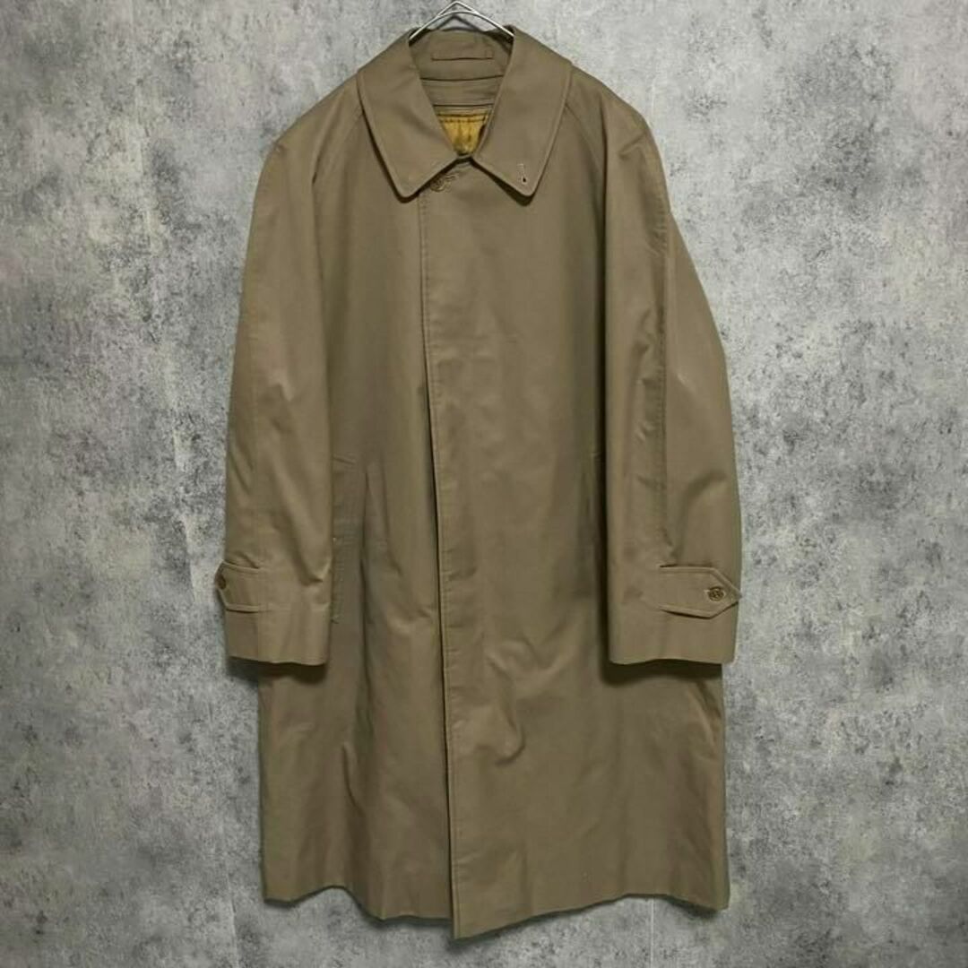 90s バーバリー ステンカラーコート ライナー付き ノバチェック 古着 A1