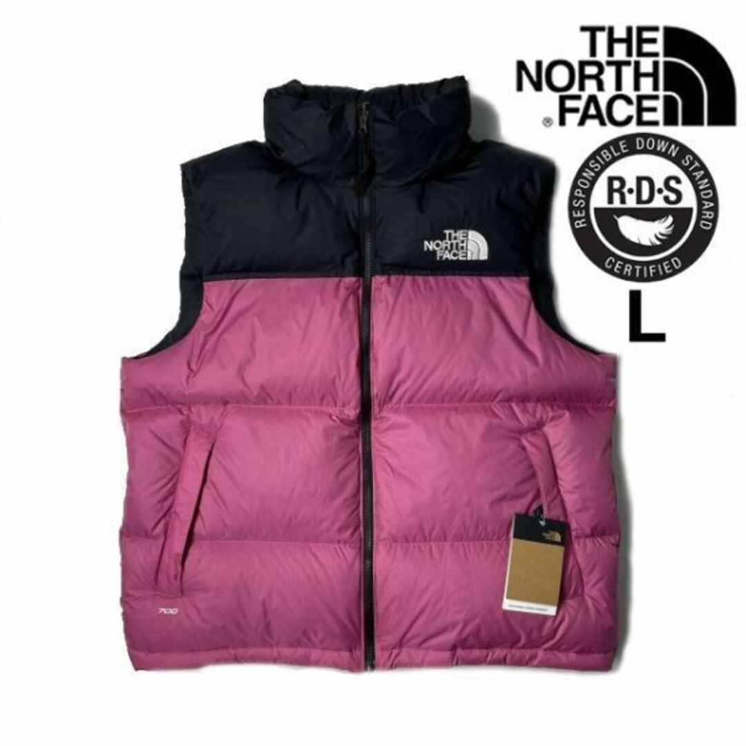 THE NORTH FACE - ノースフェイス ダウンベスト US限定 RDS(L)ピンク