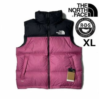 ノースフェイス(THE NORTH FACE) レッド ダウンベスト(メンズ)の通販