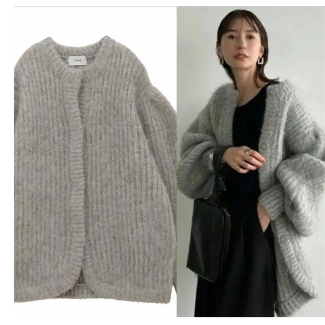 CLANE♡COLOR MOHAIR SHAGGY CARDIGAN 新品未使用