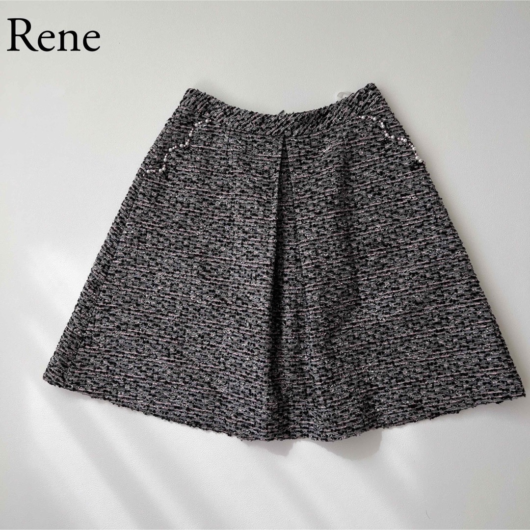 総丈約94cm★美品・ほぼ未使用★ ルネ Rene TISSUE  スカート