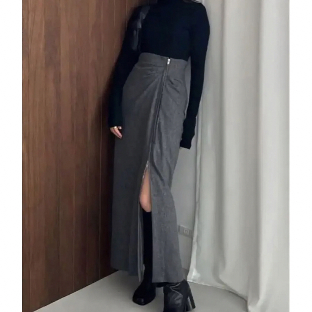 クラネ 22AW HIGH WAIST DRAPE SKIRT スカート 1