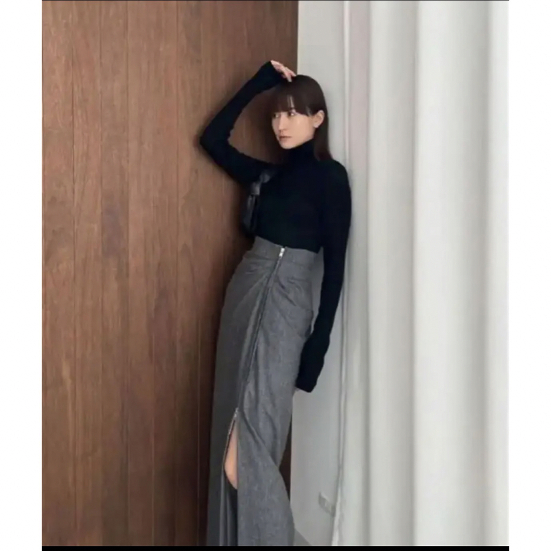 クラネ 22AW HIGH WAIST DRAPE SKIRT スカート 1