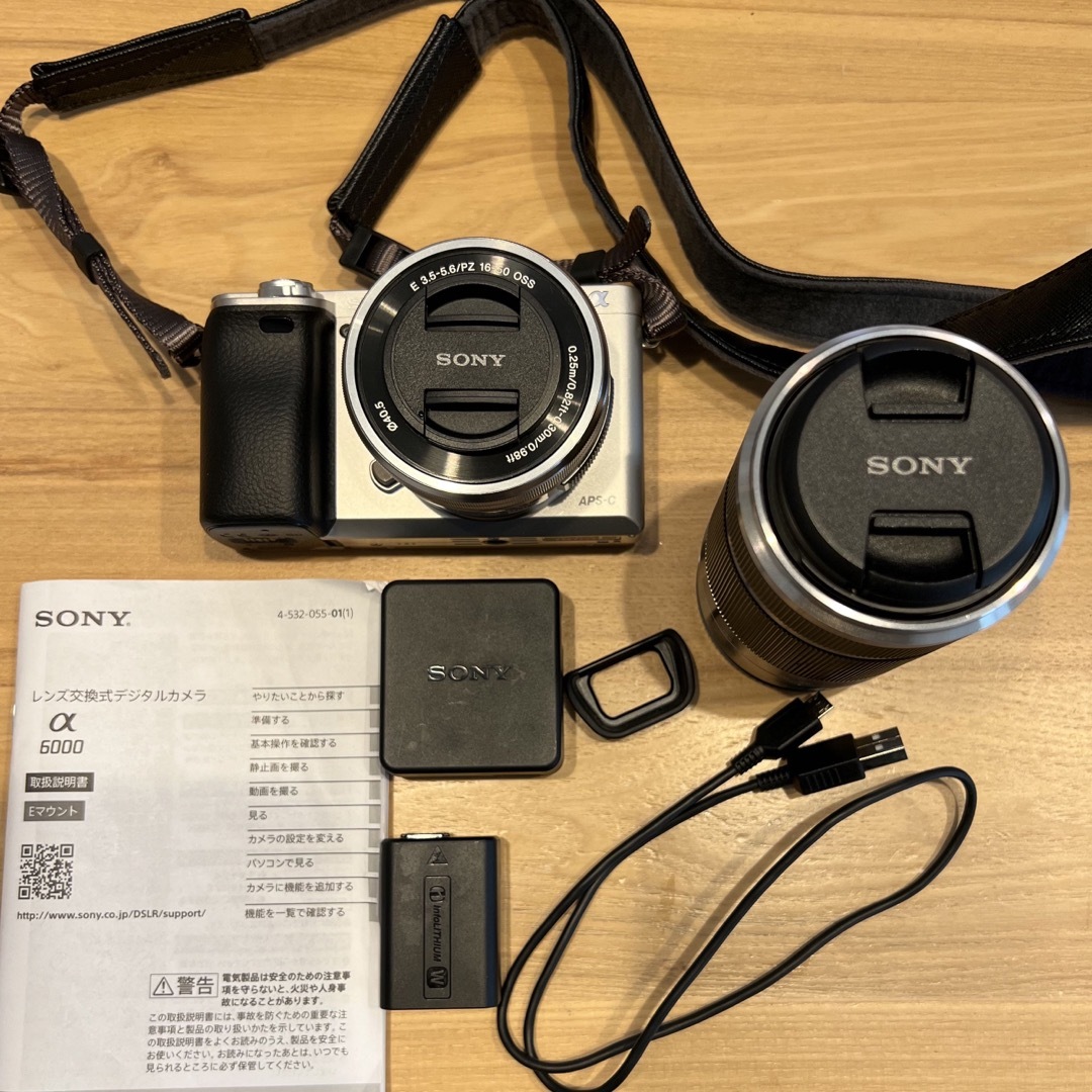SONY α6000 ダブルズームキット デジタル ミラーレス 一眼カメラ