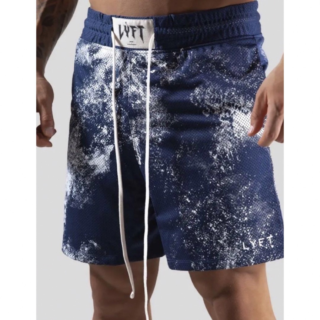 LYFT SPLASH SHORTS WHITEハーフパンツショートパンツ - ショートパンツ