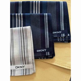 ダナキャランニューヨーク(DKNY)の［未使用］DKNYハンカチ3枚セット(ハンカチ/ポケットチーフ)