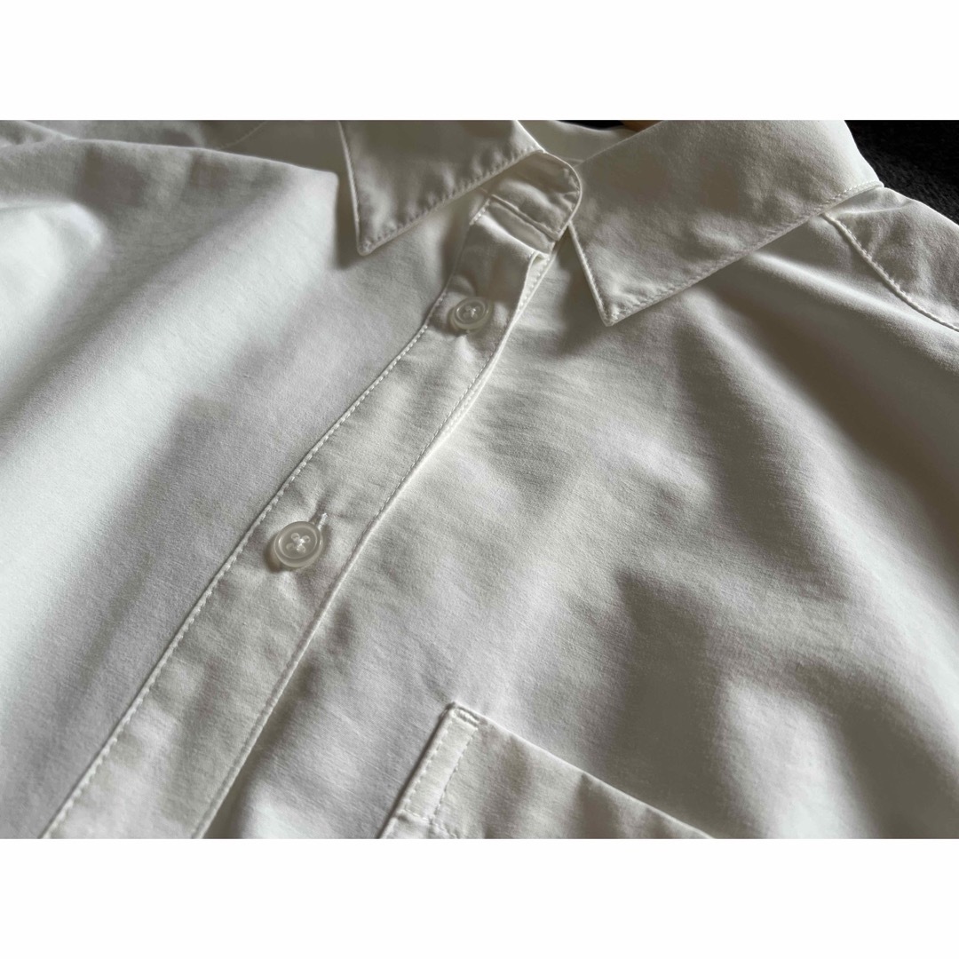 GU(ジーユー)のGU オーバーサイズシャツ レディースのトップス(シャツ/ブラウス(半袖/袖なし))の商品写真