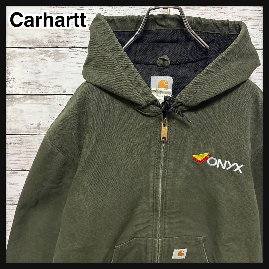 carhartt - 644【人気Lサイズ】カーハート☆企業コラボ 刺繍ロゴ