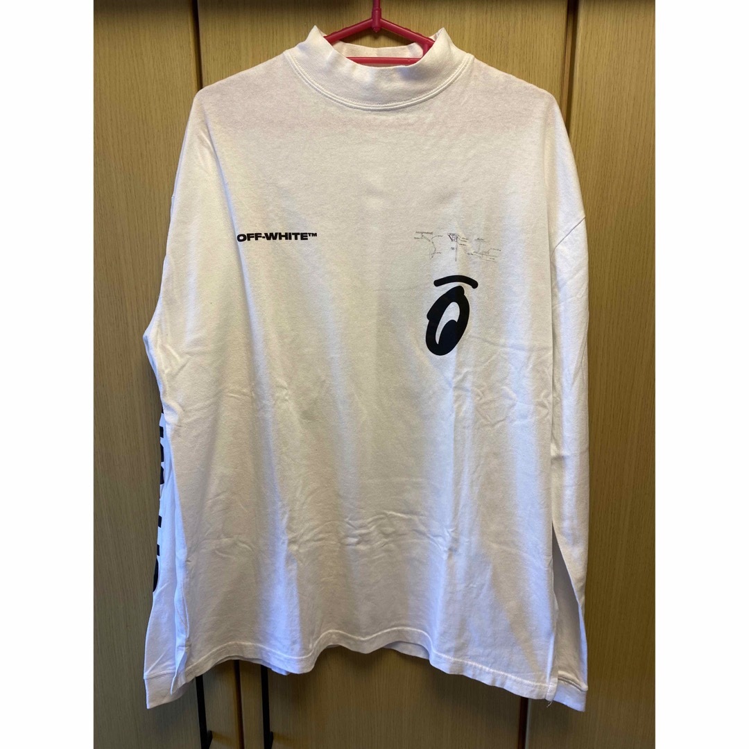 OFF-WHITE - 正規 19SS OFF-WHITE オフホワイト アローロゴ ロンTの