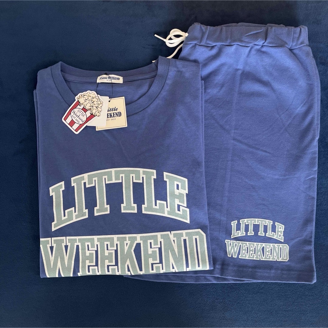 しまむら(シマムラ)のしまむら　リトルウィークエンド　littleweekend  セットアップ170 メンズのトップス(Tシャツ/カットソー(半袖/袖なし))の商品写真