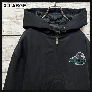 XLARGE - 646【コムドットゆうた】エクストララージ☆刺繍ビッグロゴ
