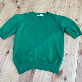 ザラ(ZARA)のNUGU green summer knit(カットソー(半袖/袖なし))