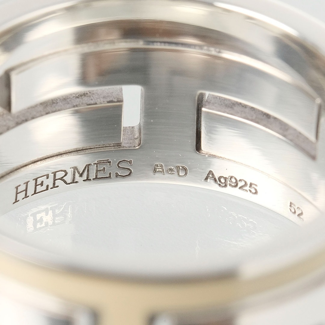 HERMES　エルメス指輪　ムーブアッシュリング　12号指輪　 D17