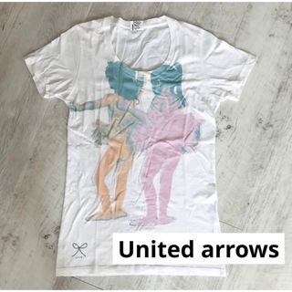 ユナイテッドアローズ(UNITED ARROWS)のユナイテッドアローズ　United arrows 半袖　プリント Tシャツ(Tシャツ(半袖/袖なし))