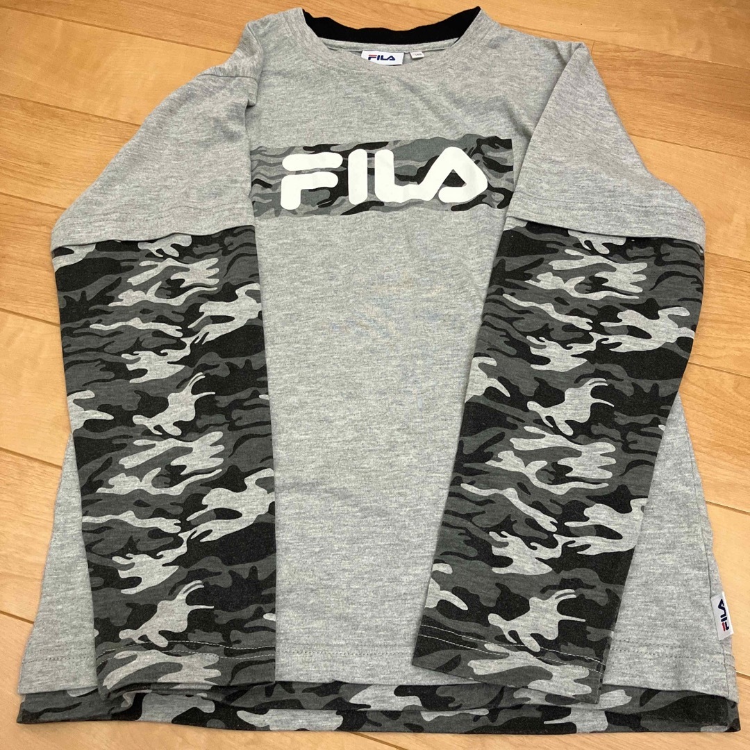 FILA(フィラ)の男児 長袖Tシャツ  FILA 160 キッズ/ベビー/マタニティのキッズ服男の子用(90cm~)(Tシャツ/カットソー)の商品写真