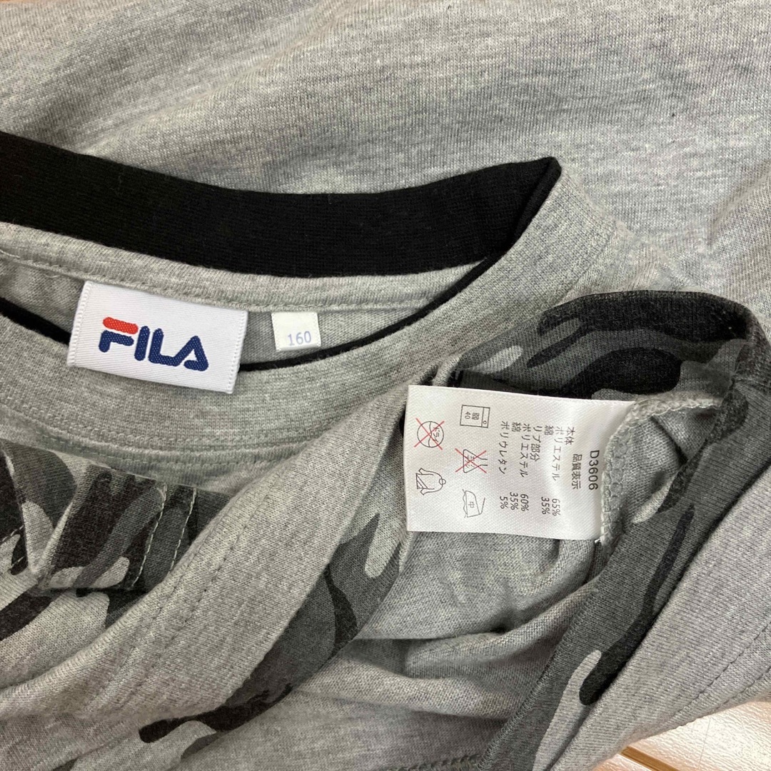 FILA(フィラ)の男児 長袖Tシャツ  FILA 160 キッズ/ベビー/マタニティのキッズ服男の子用(90cm~)(Tシャツ/カットソー)の商品写真