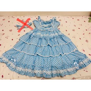 アンジェリックプリティー(Angelic Pretty)のアンジェリックプリティ　ジャンパースカート(ひざ丈ワンピース)