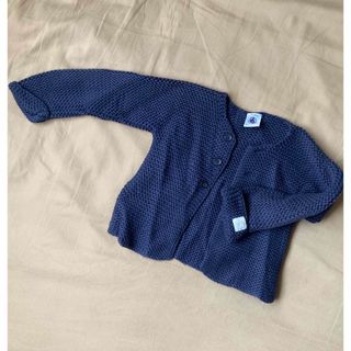 プチバトー(PETIT BATEAU)のbaby カーディガン(カーディガン/ボレロ)