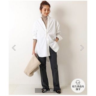 スピックアンドスパン(Spick & Span)のSpick&Span 5 1/2 BEAUTY－LINE SLIT DENIM(デニム/ジーンズ)