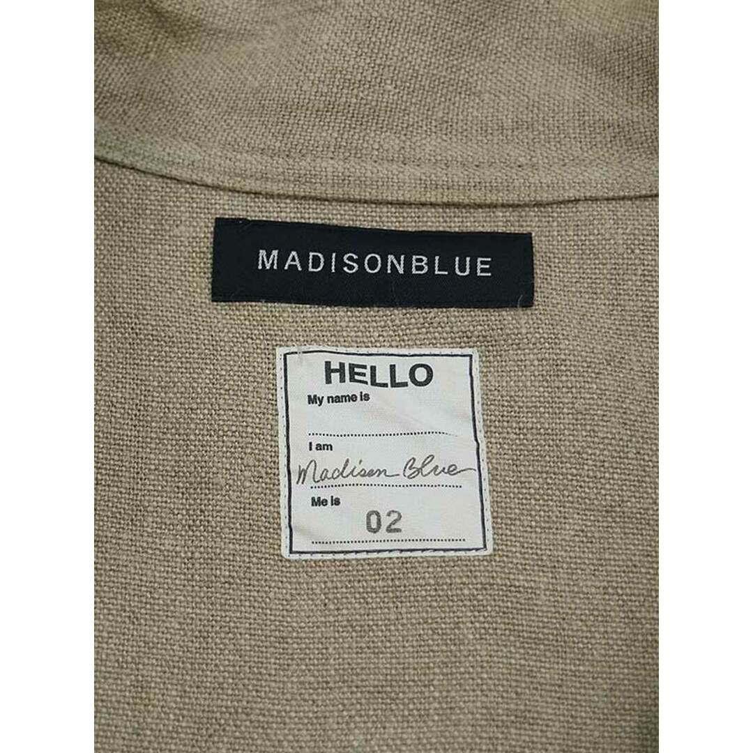 MADISONBLUE - MADISON BLUE マディソンブルー 18SS リネンミリタリー