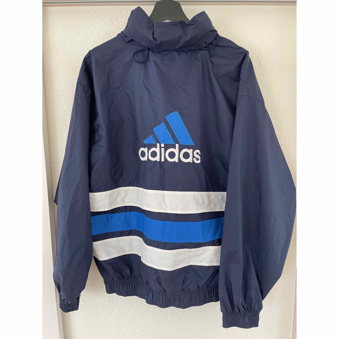 【90s adidas】vintage レアロゴ ナイロンジャケット Y2K