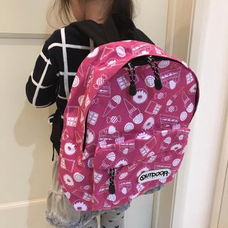 アウトドア(OUTDOOR)の新品☆アウトドア キッズリュック お菓子柄(リュックサック)